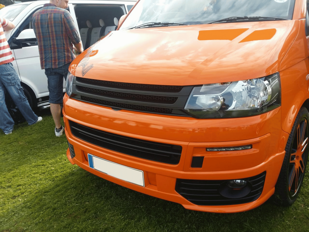 For VW T5.1 Transporter Van Front Styling Matte Package (2pcs)