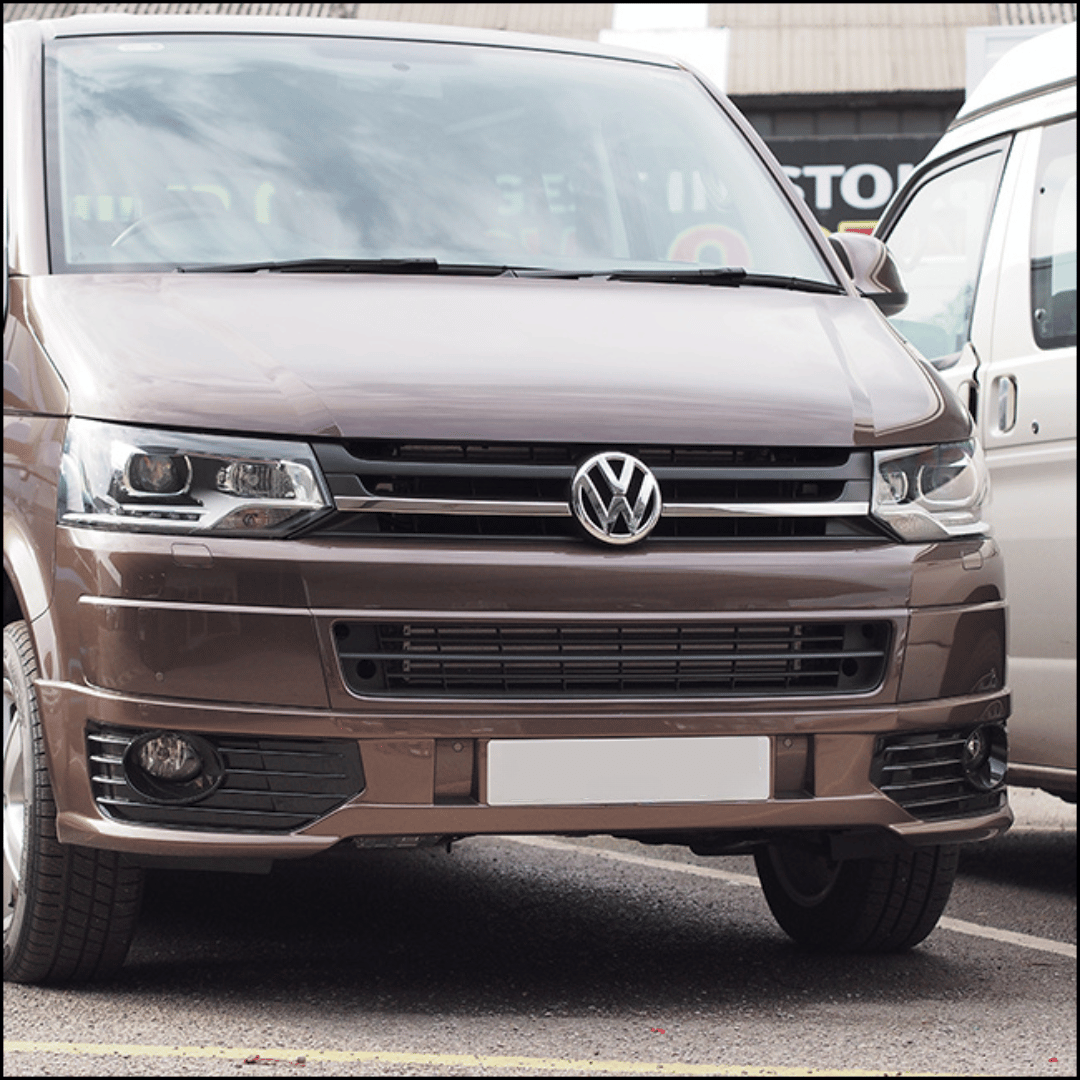 For VW T5.1 Transporter Single-Line Front Grille Trim (2 Pcs)