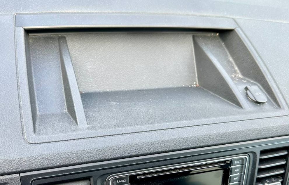 For VW T6 Silicone Rubber Top Dashboard Insert - Non-Slip, Durable Interior Accessory by Van-X