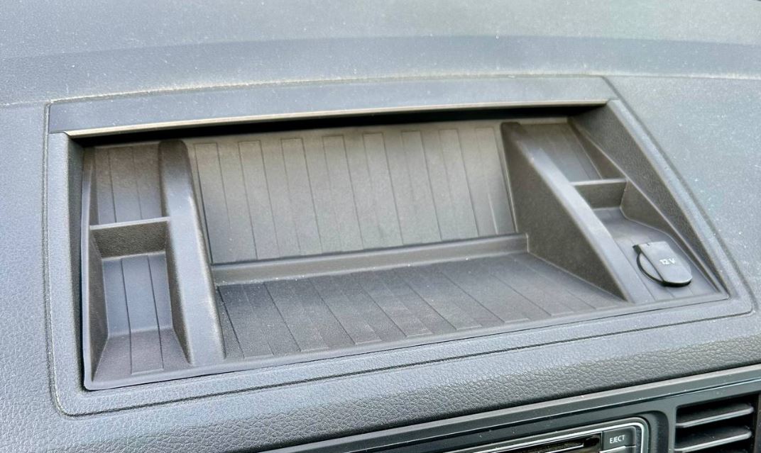 Para VW T6 Inserto de tablero superior de goma de silicona - Accesorio interior antideslizante y duradero de Van-X