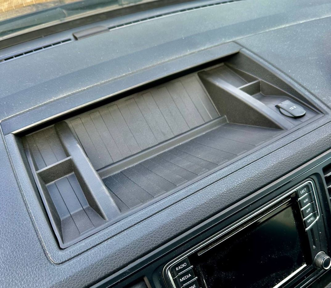 For VW T6 Silicone Rubber Top Dashboard Insert - Non-Slip, Durable Interior Accessory by Van-X