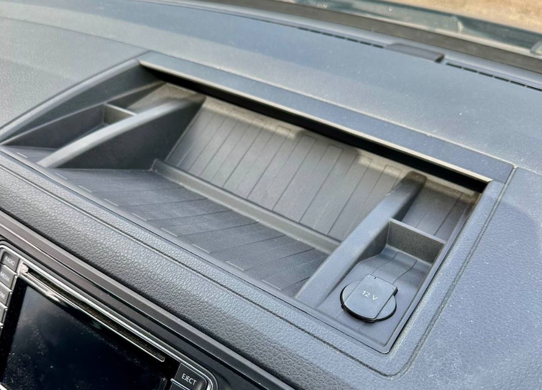 Para VW T6 Inserto de tablero superior de goma de silicona - Accesorio interior antideslizante y duradero de Van-X