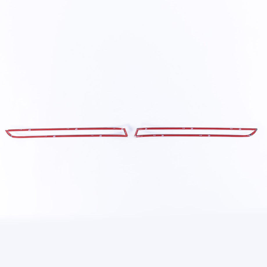 For VW T6 Transporter Barndoor Rear Bumper Reflector Trims
