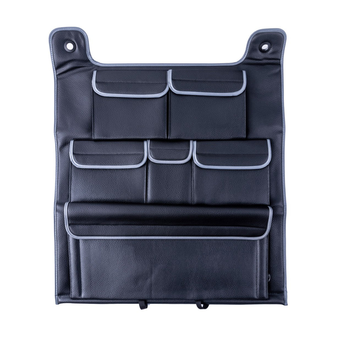 Para VW T6, T6.1 Transporter Organizador de asiento trasero de cuero sintético para asiento doble de