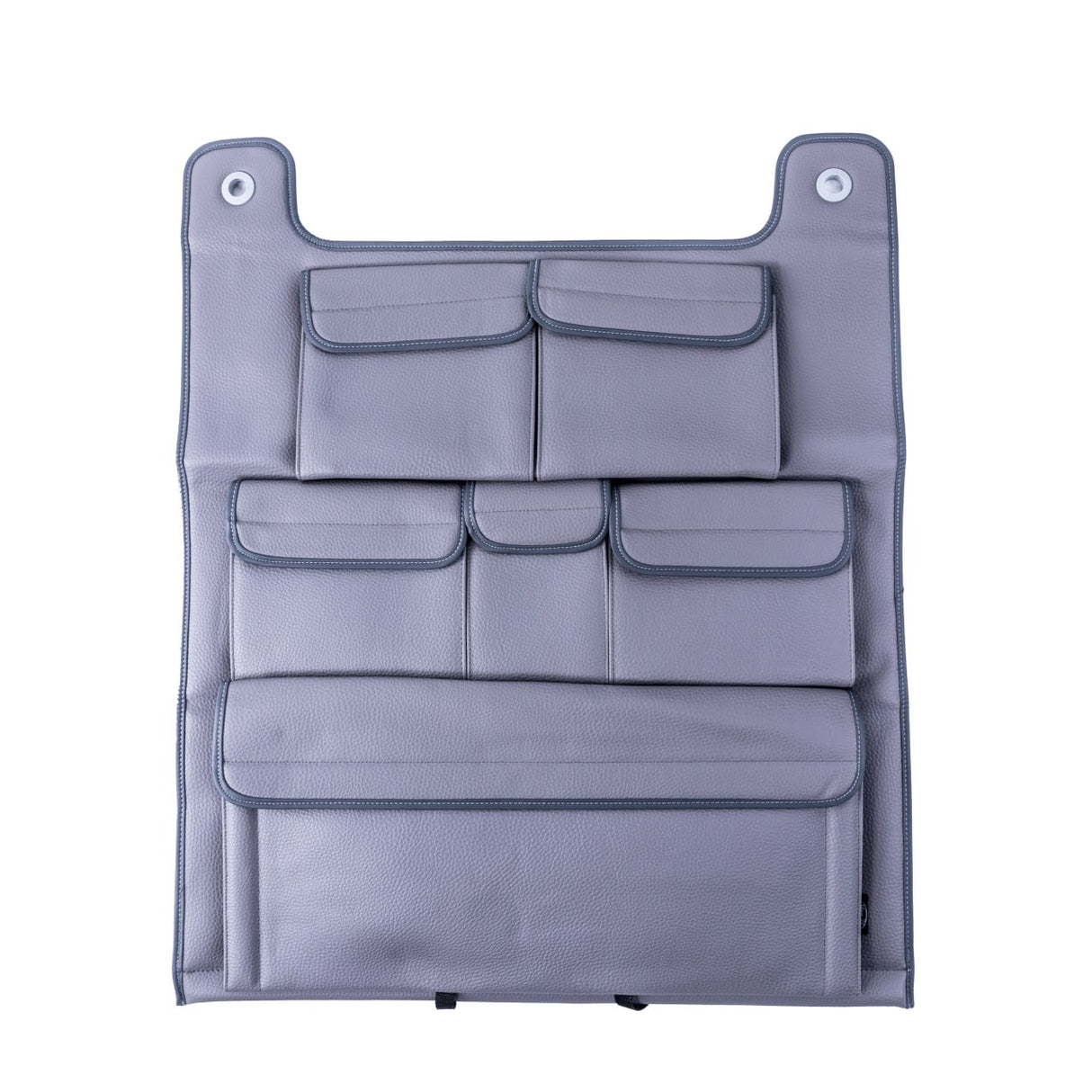 Para VW T6, T6.1 Transporter Organizador de asiento trasero de cuero sintético para asiento doble de