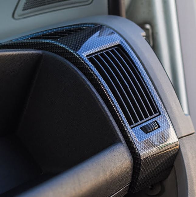Para Fiat Ducato Salida de aire del tablero (carbono oscuro), Peugeot Boxer, Citroen Relay