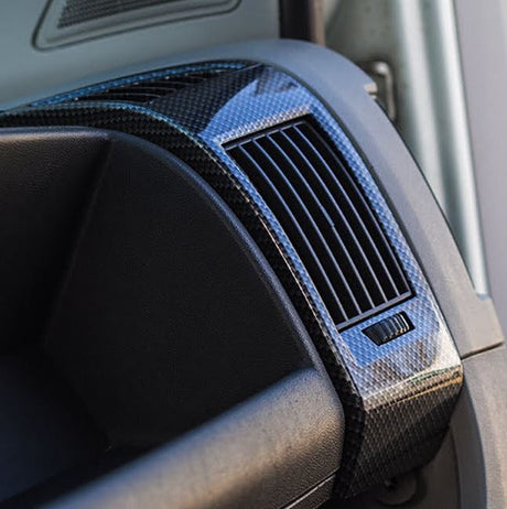 Voor Fiat Ducato Dashboardontluchter (donker koolstof), Peugeot Boxer, Citroen Jumper