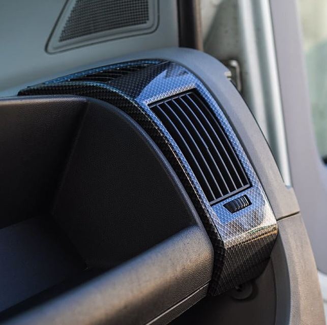 For Peugeot Boxer Dashboard Air Vent (Dark Carbon) AUTO-SLEEPERS,BAILEY,HOBBY, HYMER, RAPIDO, SWIFT, AUTO-TRAIL