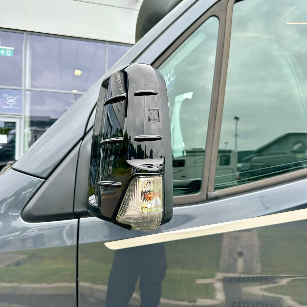 For Mercedes Sprinter 906 Gloss Black Wing Mirror Cap Covers – Durable, Stylish Protection