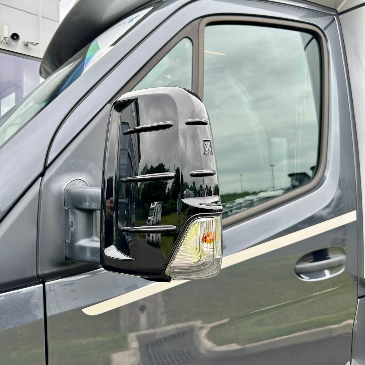 For Mercedes Sprinter 906 Gloss Black Wing Mirror Cap Covers – Durable, Stylish Protection