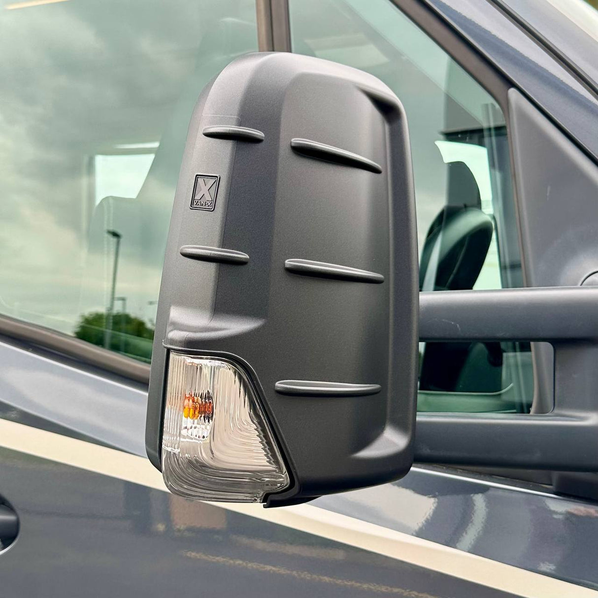 For Mercedes Sprinter 906 Wing Mirror Cap Covers – Durable Hammerite Finish for Enhanced Protection