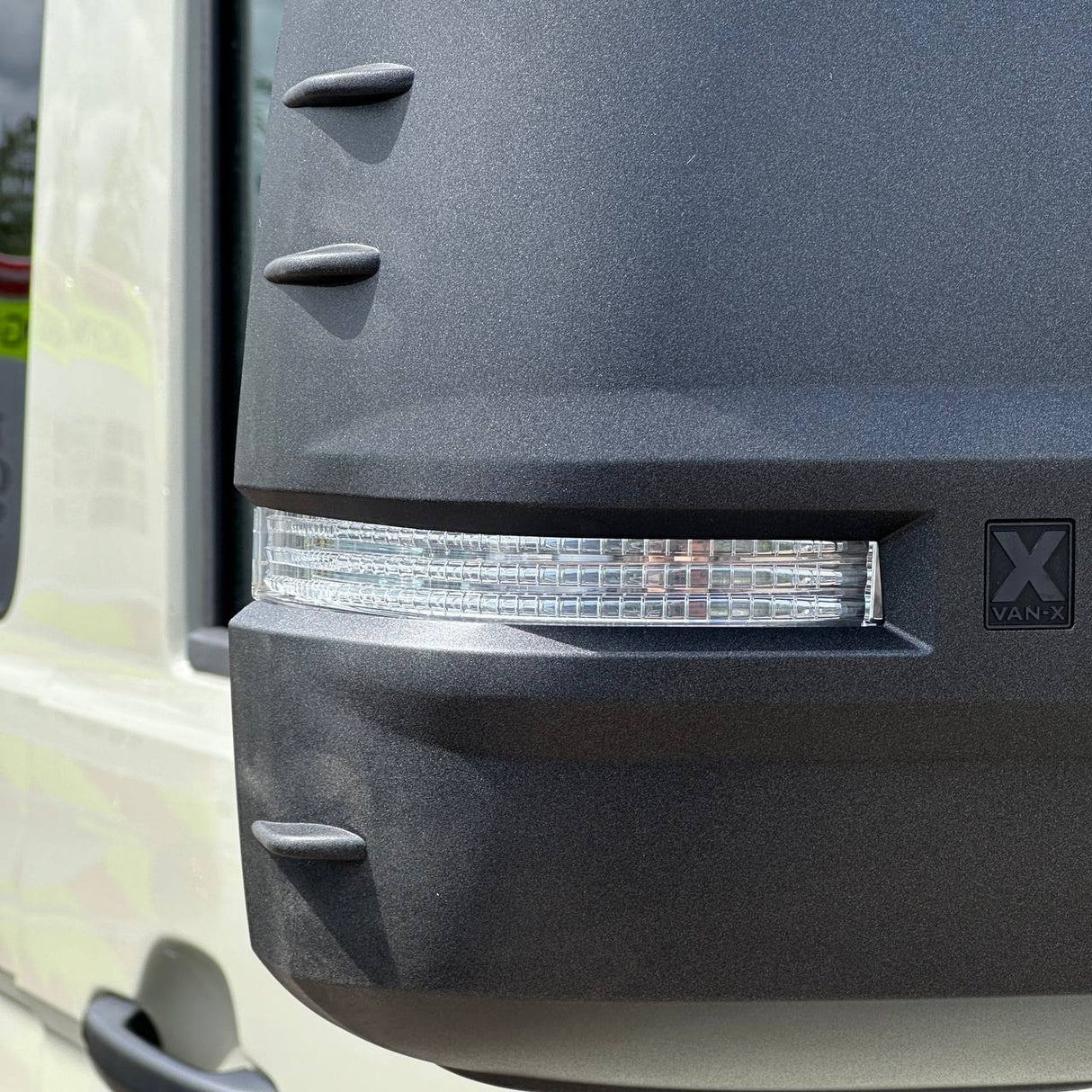 For VW Crafter New Shape Mirror Covers - Set of 2 - Hammerite | Van-X