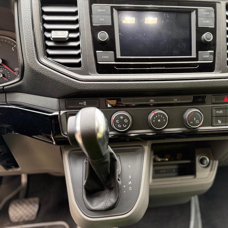 For New Shape VW Crafter LHD Lower Dash Styling Trims - Gloss Black (Set of 6) | Van-X