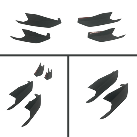 For VW T6.1 Front Grille Side Fins – Textured Finish (Set of 4) | Van-X Styling Upgrade for Volkswagen T6.1