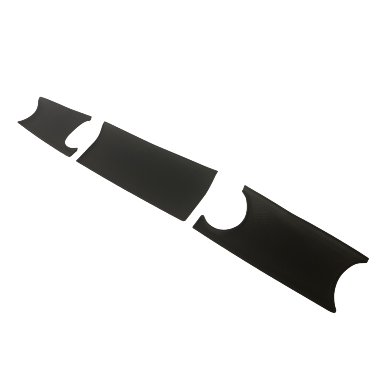 Voor Mercedes Sprinter / Dodge Top Dashboard Rubberen Inserts Set van 3 | Van-X