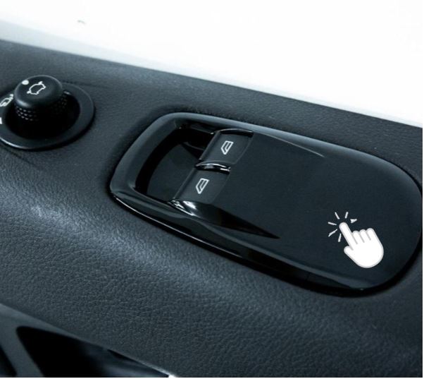 For Ford Transit Custom MK1 Window Switch Housing Unit – Set of 2, Painted & Ready to Install - LHD