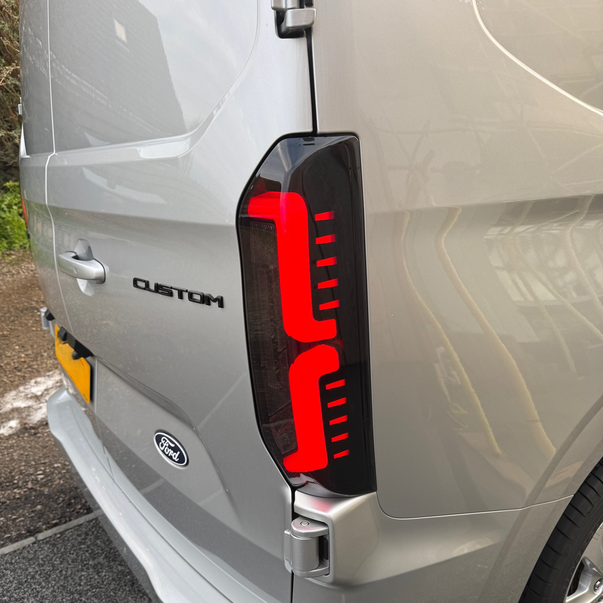 For New Transit Custom 2024–2026 Van-X Full LED Rear Lights Taillights – Smoked Lenses Upgrade