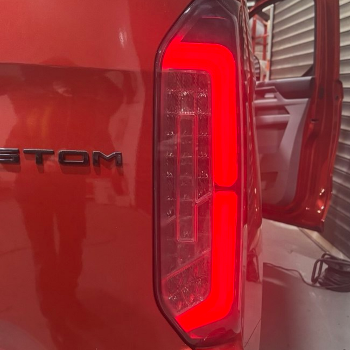 For New Transit Custom 2024–2026 Van-X Full LED Rear Lights Taillights – Smoked Lenses Upgrade