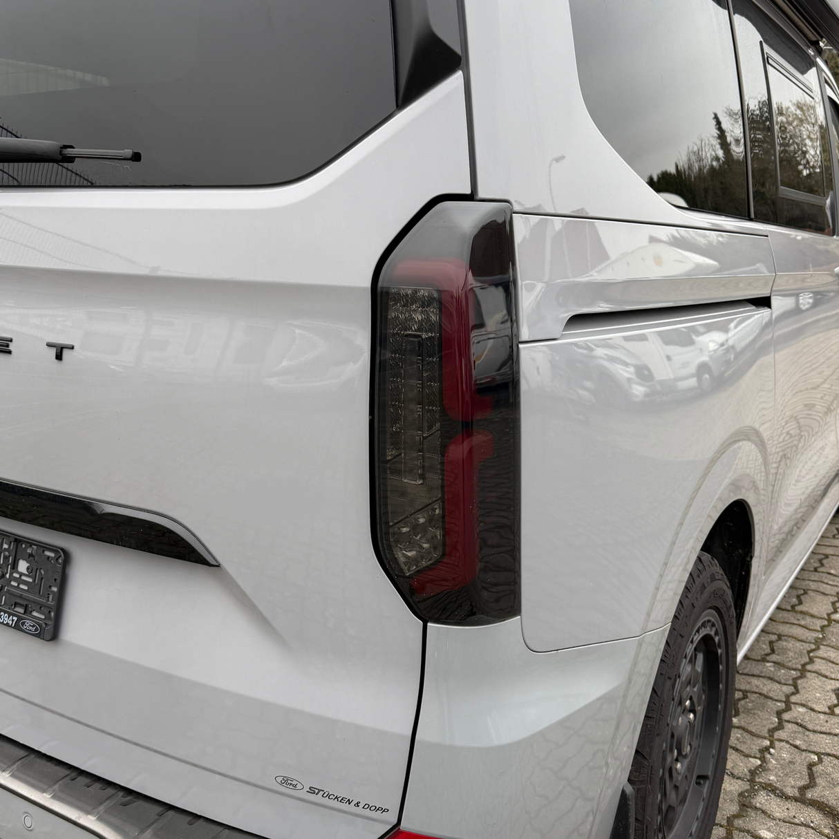 Voor de nieuwe Transit Custom 2024–2026 Van-X Full LED achterlichten Achterlichten – Upgrade van gerookte lenzen