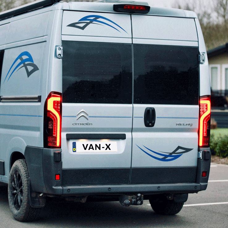 For Fiat Ducato full LED Rear Lights Cluster, Tailight, Rear Light Unit, Replacement Smoked Light, Van-X, NEW