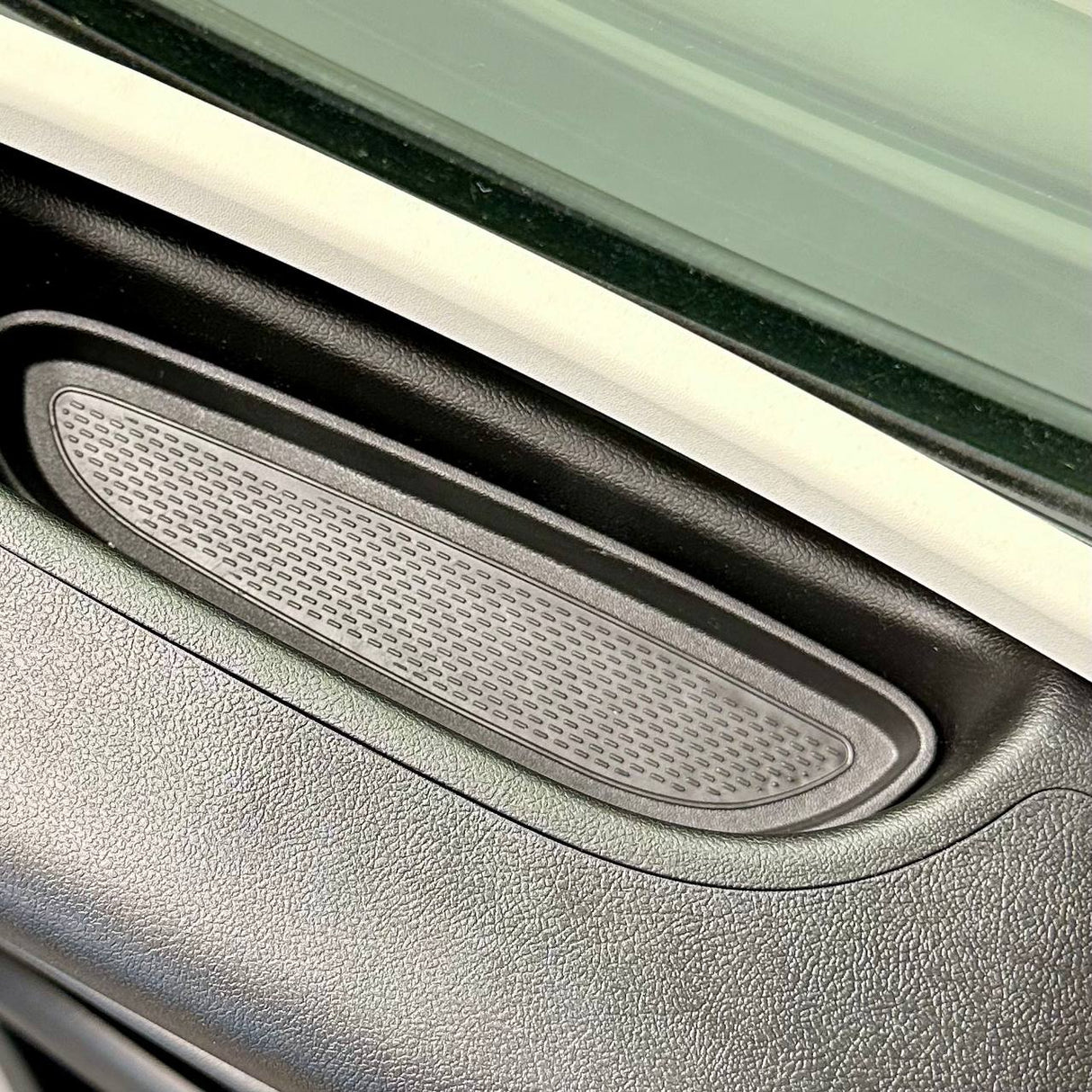 For Fiat Ducato RAM ProMaster Rubber Door Liner Pocket Inserts - Black - Van-X