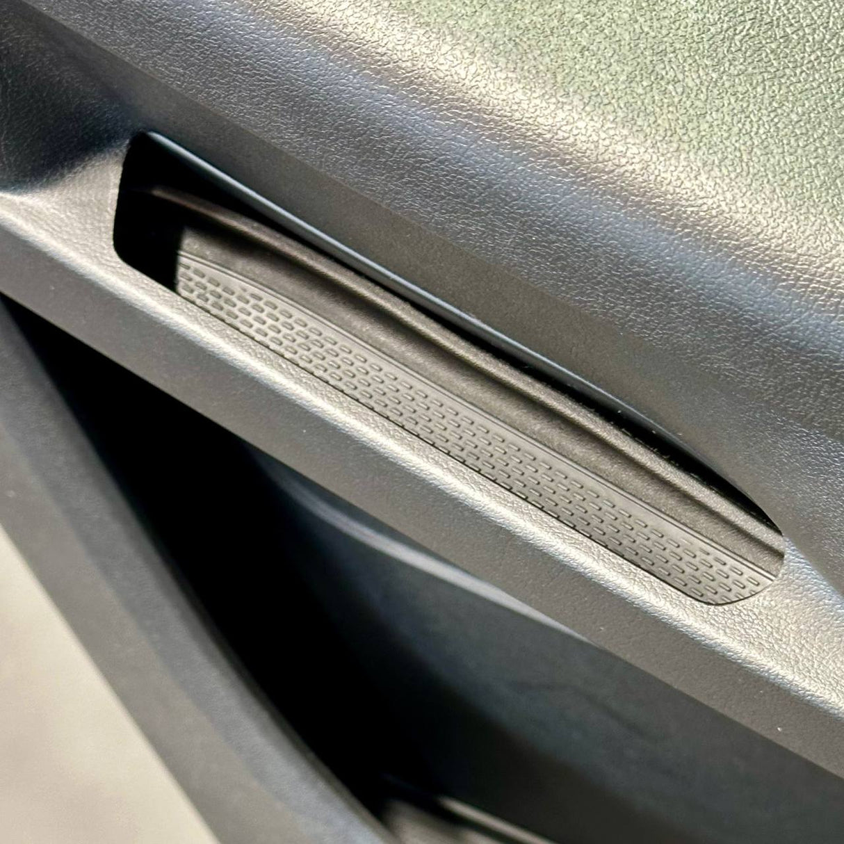 For Fiat Ducato RAM ProMaster Rubber Door Liner Pocket Inserts - Black - Van-X
