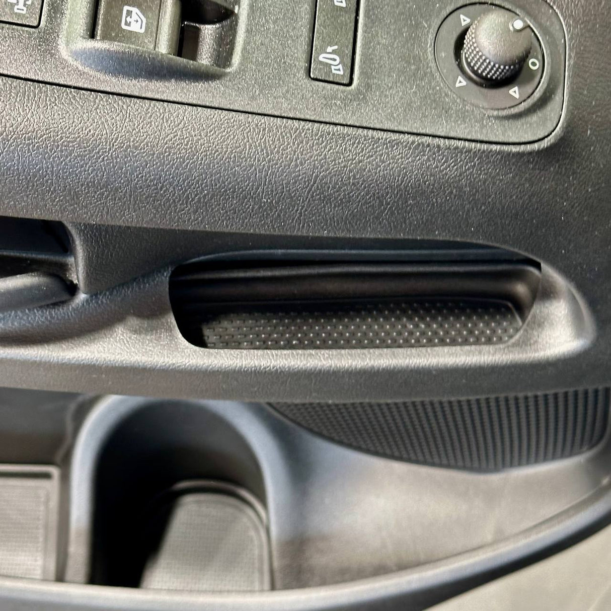 For Fiat Ducato RAM ProMaster Rubber Door Liner Pocket Inserts - Black - Van-X