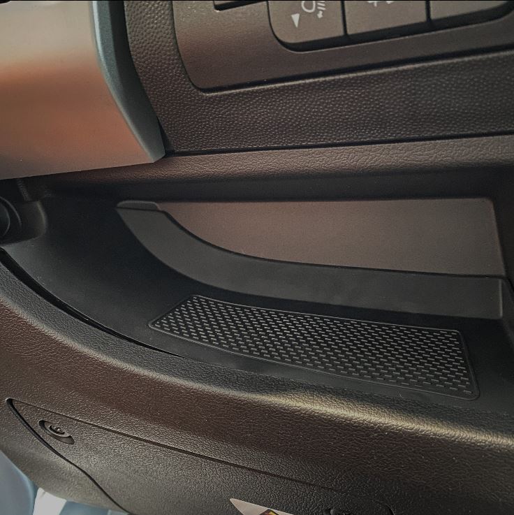 Per Citroen Jumper Inserti/tappetini in gomma per cruscotto inferiore neri LHD