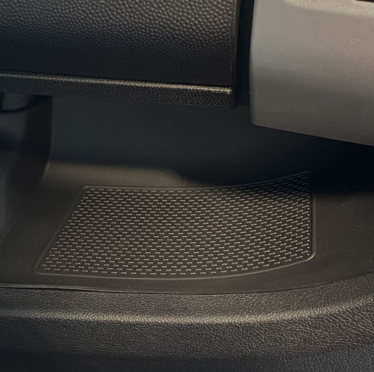 Per Citroen Jumper Inserti/tappetini in gomma per cruscotto inferiore neri LHD