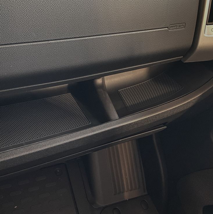 Per Citroen Jumper Inserti/tappetini in gomma per cruscotto inferiore neri LHD