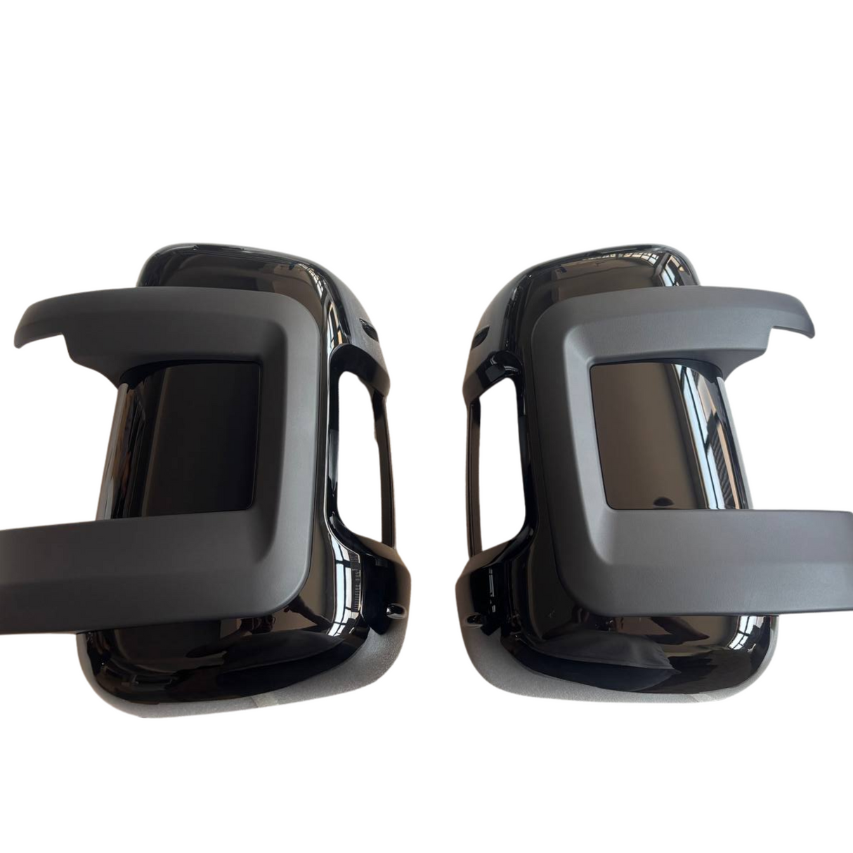 For Fiat Ducato/Ram ProMaster (2007-2024) Wing Mirror Cap/Covers (Set of 2) - Black | Van-X