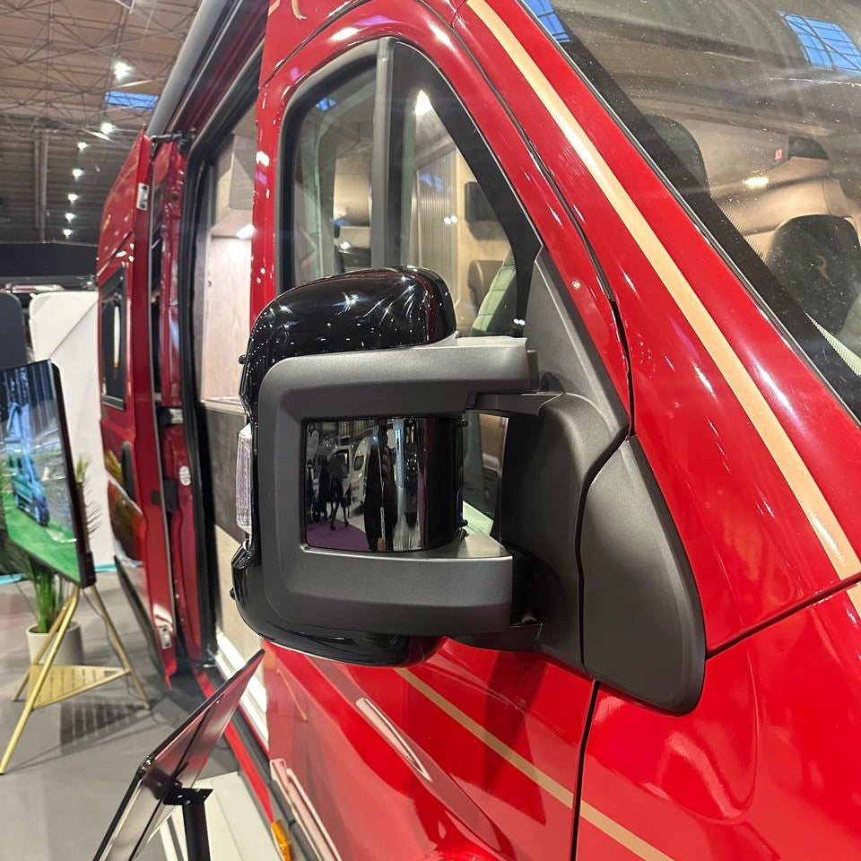 For Fiat Ducato/Ram ProMaster Wing Mirror Cap/Covers (Set of 2) - Black | Van-X