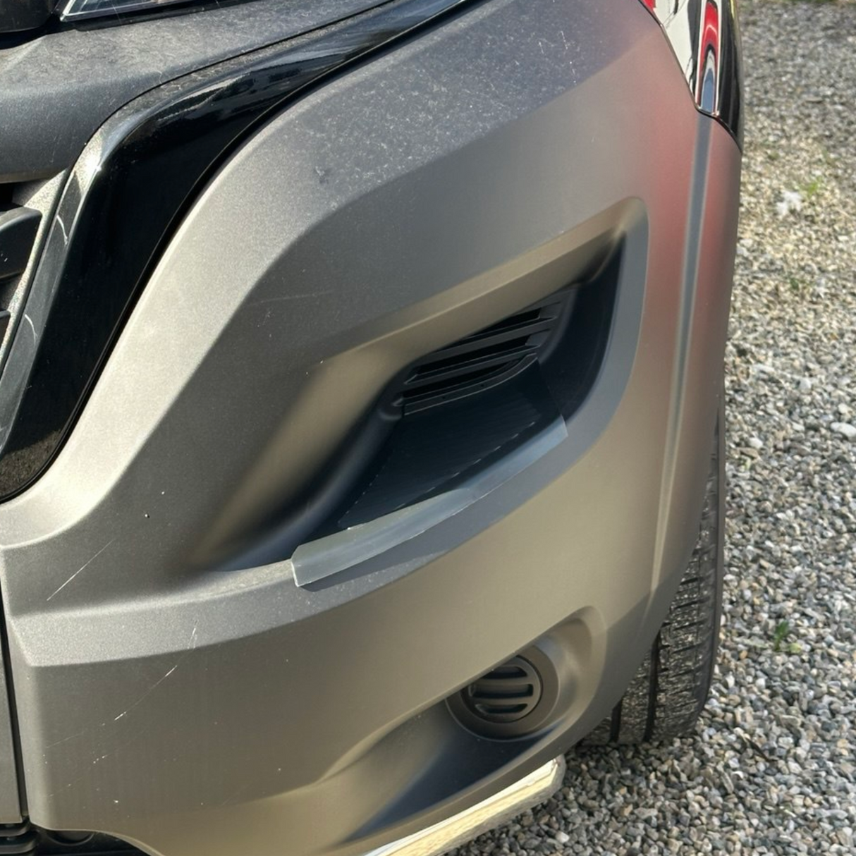 For Citroën Jumper Front Bumper Foot Plate Protectors – Black, Set of 2 | Van-X