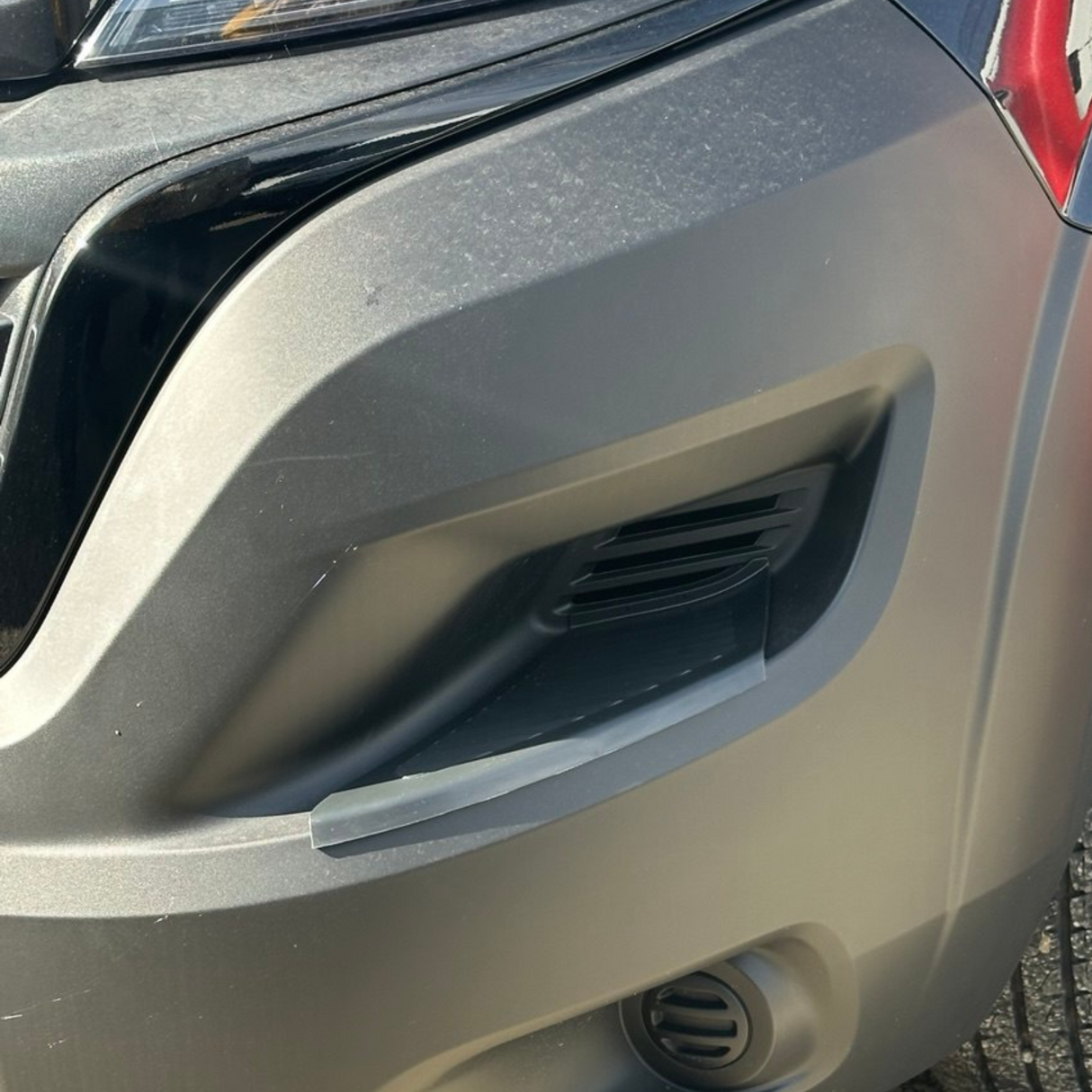 For Citroën Jumper Front Bumper Foot Plate Protectors – Black, Set of 2 | Van-X