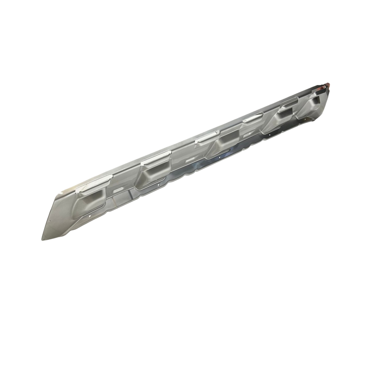 Pour Ford Transit Custom MK1 Protection de pare-chocs avant et garde-boue inférieurs – Protection durable (argent) (2012-2018)