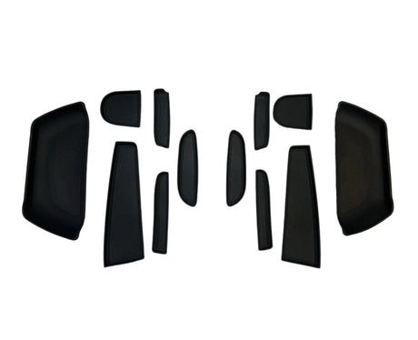 For Citroën Jumper Rubber Door Liner Pocket Inserts - Black - Van-X