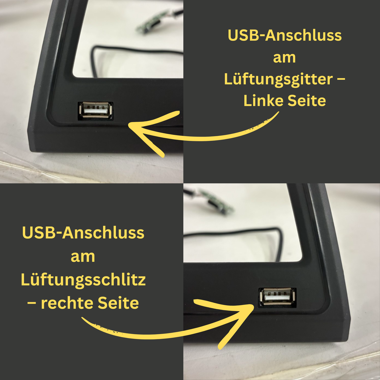Voor VW T6 luchtventilatie-uitvoeringen met bekerhouder - Bundel aan de linker- en rechterkant – Interieuraccessoires | Van-X