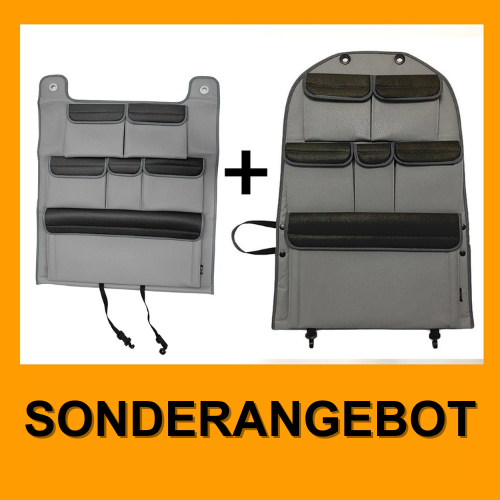 For VW T5 T5.1 Transporter Back Seat Organiser Single + Double
