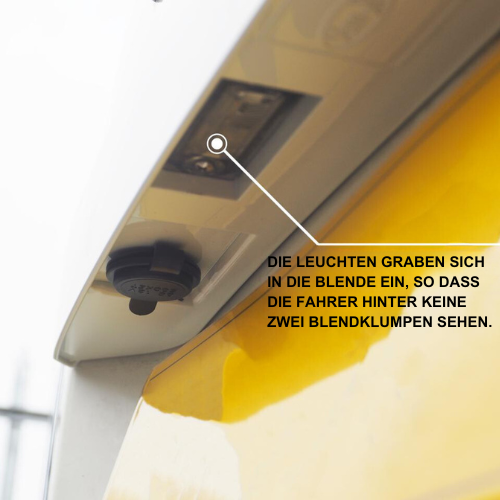 VW T5, T5.1, targa posteriore per porta del fienile - nero intenso