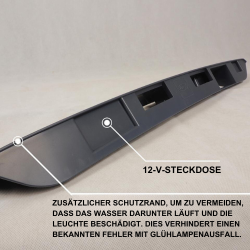 VW T5, T5.1, targa posteriore per porta del fienile - nero intenso