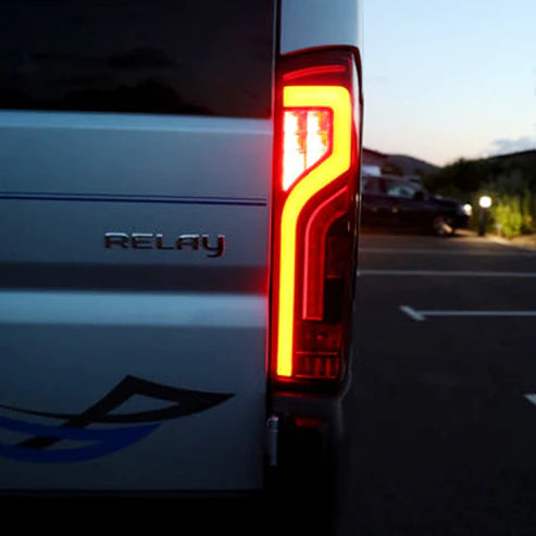 Fiat Ducato full LED Rear Lights Cluster, Tailight, Rear Light Unit, Replacement Smoked Light, Van-X, NEW