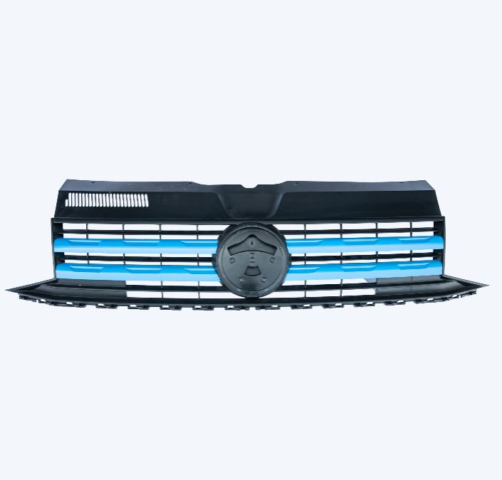 Adornos de Parrilla Delantera Estilo R-Line para VW Transporter T6 - Negro Brillante