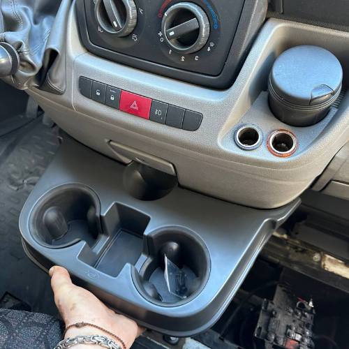 For Vauxhall Movano Cupholder Console  – Stylish, Practical Upgrade for Your Van