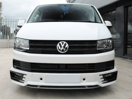 For VW Transporter T6 R-Line Front Grille Trims - Gloss Black
