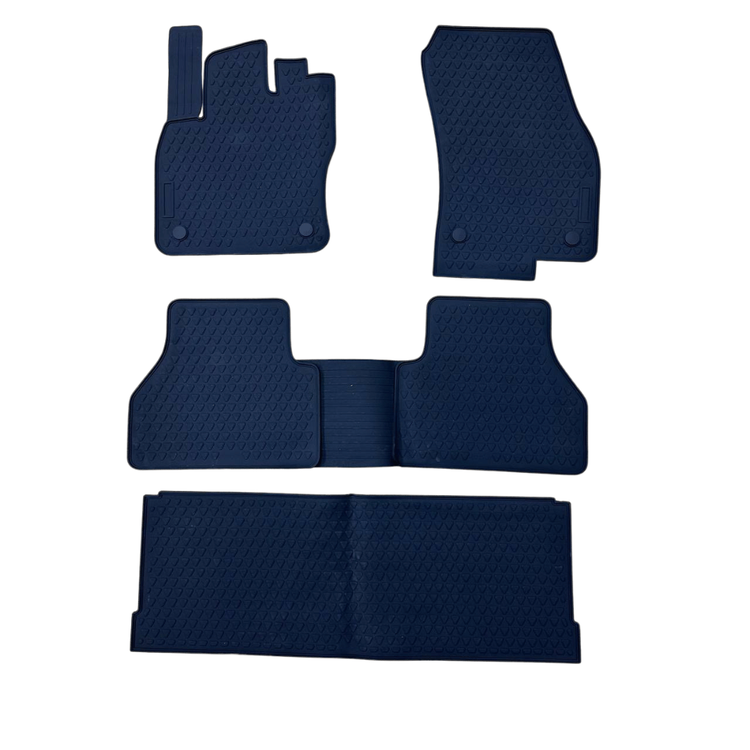 Tappetini in gomma 3D con bordo alto per VW Caddy 2021+ – Protezione interna resistente Van-X