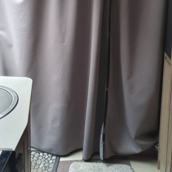 For Peugeot Boxer Motorhome, Campervan, Maxi-Cab Divider Premium Curtain With Rail