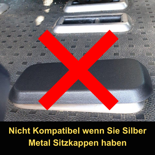For VW T6.1 Kombi Rear Seat Base Caps – Set of 8 Covers