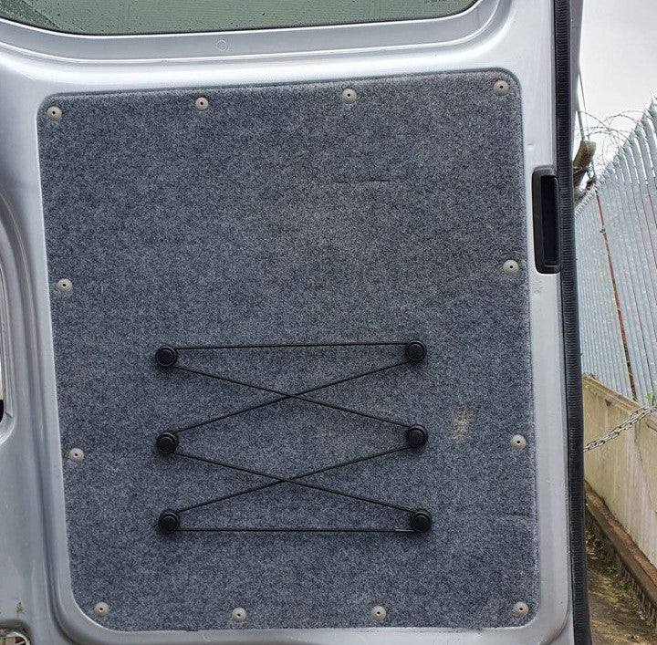Pour le van aménagé VW T6 Double X Filet de rangement – idéal pour les conversions de fourgons et les camping-cars