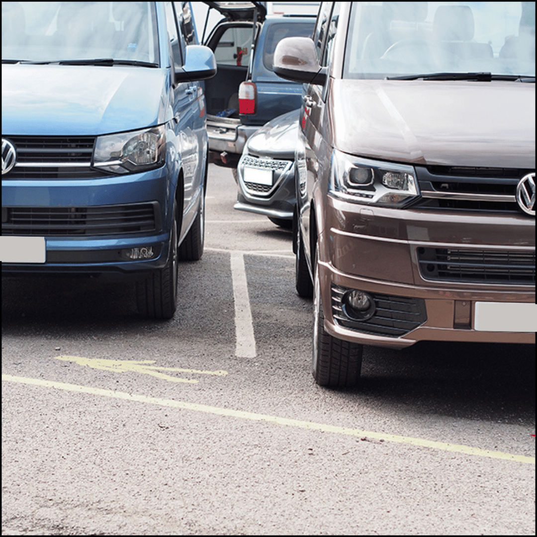 For VW T5.1 Transporter Single-Line Front Grille Trim (2 Pcs)