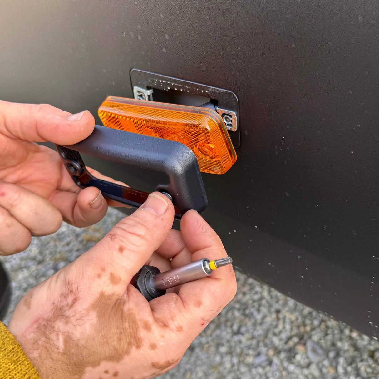 For Fiat Ducato Signal Mark Guard - Textured